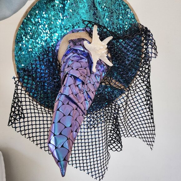 Costume Mermaid Witch Hat Seaworthy Starfish with Net Unique Art to Wear main image 8